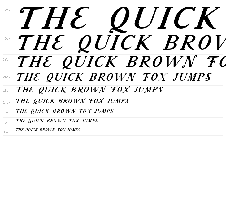 Litoland Title Italic Waterfall