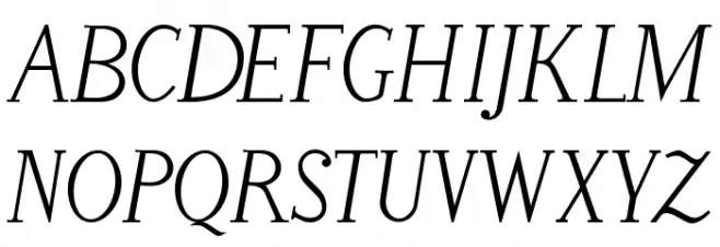 LitosScript-Italic Fuentes MAYÚSCULAS