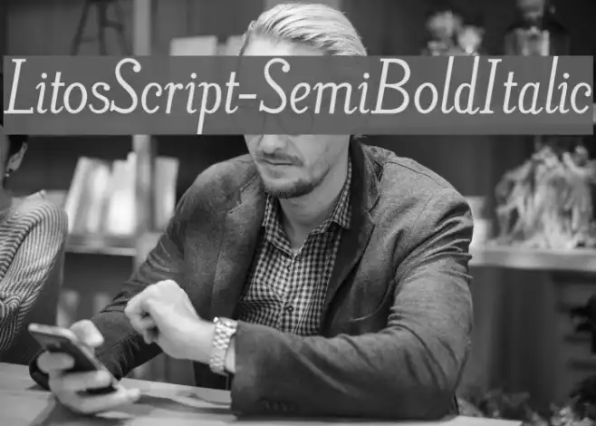 LitosScript-SemiBoldItalic Example 2