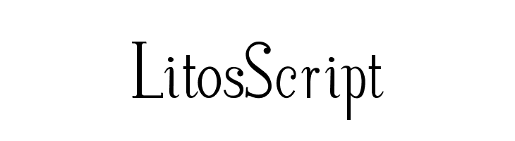 LitosScript Font