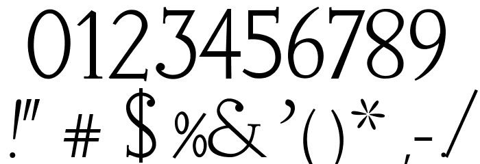 LitosScript Font OTHER CHARS