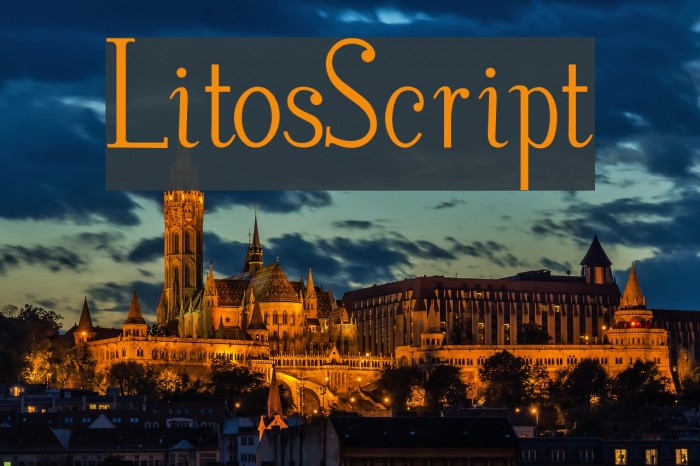 LitosScript Font examples