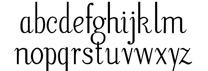 LitosScript Font LOWERCASE