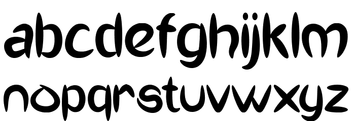 Little Alien Font LOWERCASE