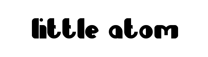Little Atom  Descarca Fonturi Gratis