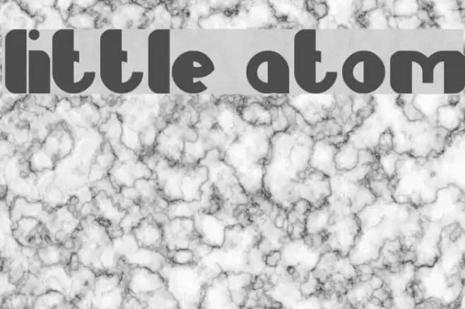 Little Atom Font examples