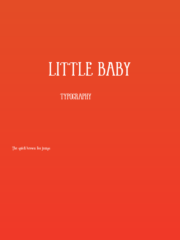 Little Baby Poster