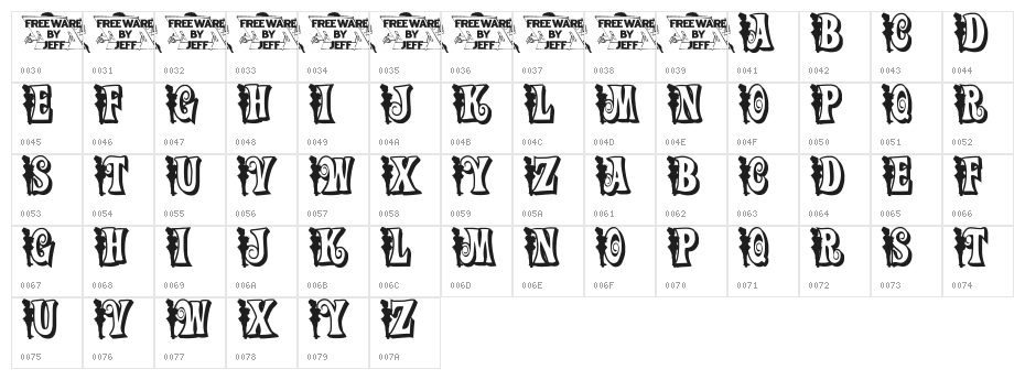 Little Ballerina JL Character Map