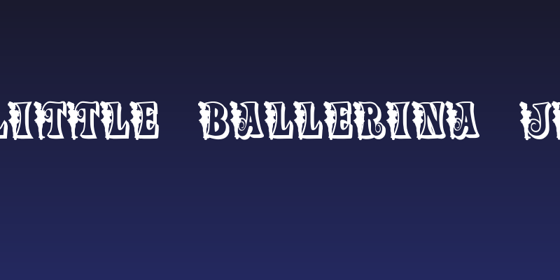 Little Ballerina JL Social Header