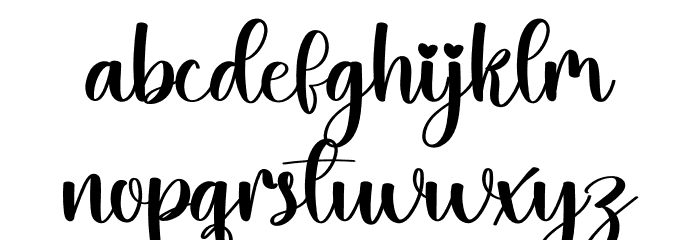 Little Beach Font LOWERCASE