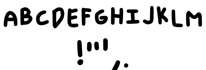 Little Bean Regular خط محارف أخرى