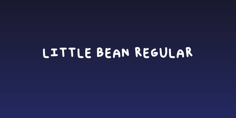 Little Bean Regular Social Header