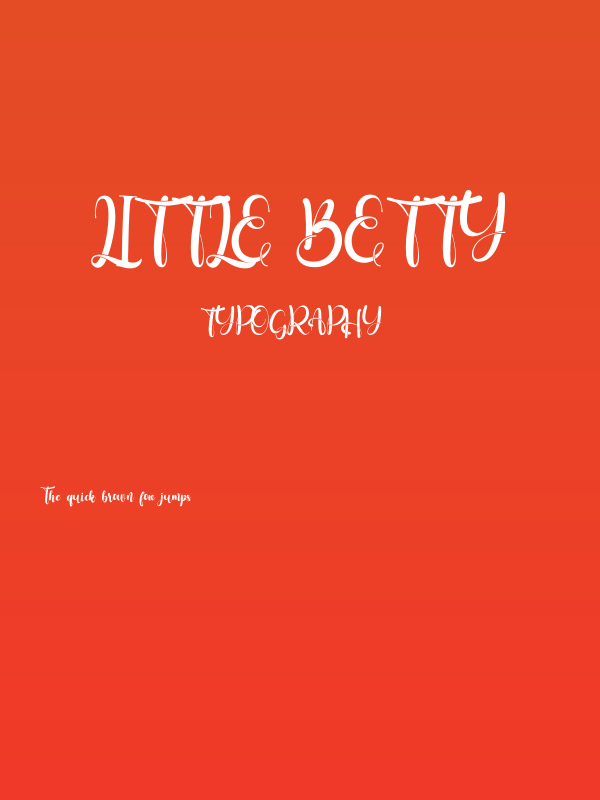 Little Betty Poster