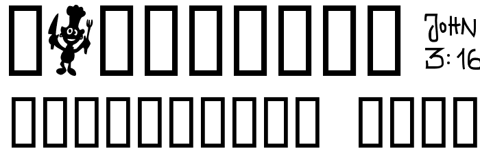 Little Big Man Font OTHER CHARS