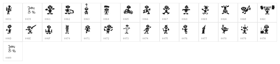 Little Big Man Character Map