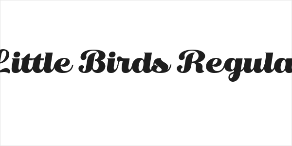 Little Birds Regular Logo