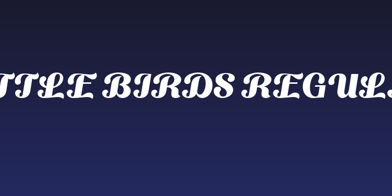 Little Birds Regular Social Header