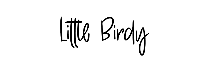 Little Birdy  Скачать бесплатные шрифты
