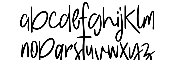 Little Birdy Font LOWERCASE