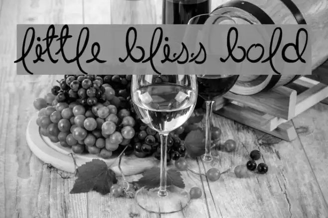 Little Bliss Bold Example 1