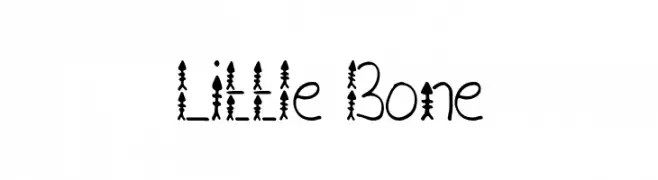 Little Bone  नि: शुल्क फ़ॉन्ट्स डाउनलोड