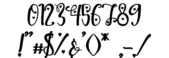 Little Bubbly Font OTHER CHARS