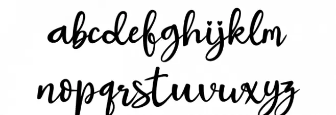 Little Bubbly Font LOWERCASE