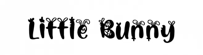 Little Bunny  Frei Schriftart Herunterladen