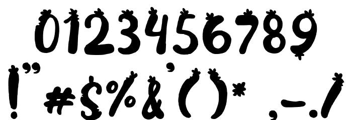 Little Bunny Font OTHER CHARS