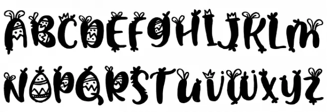 Little Bunny Schriftart Groß
