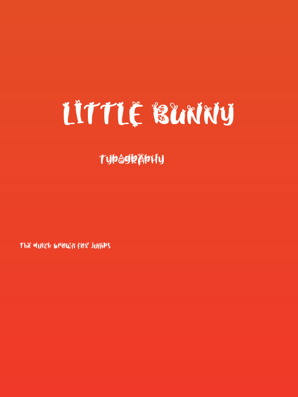Little Bunny Poster
