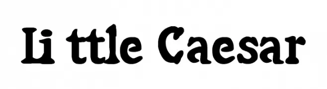 Little Caesar  フリーフォントのダウンロード