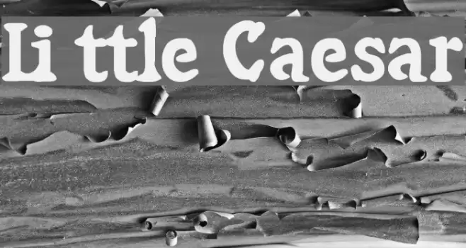 Little Caesar Font examples