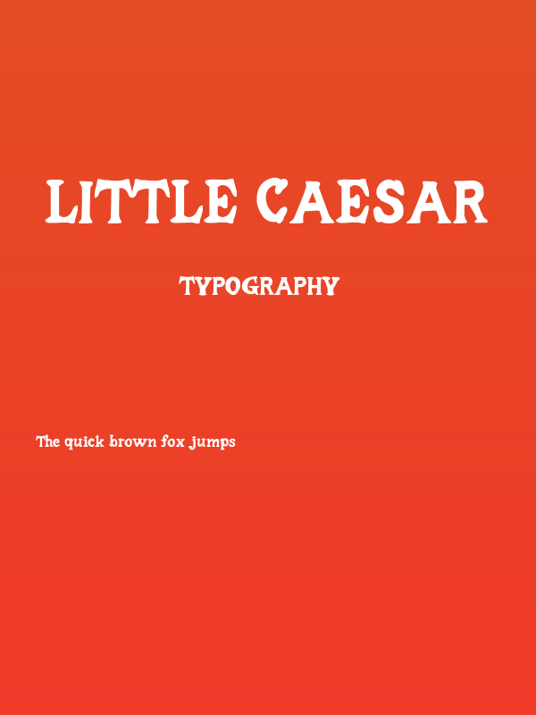 Little Caesar Poster