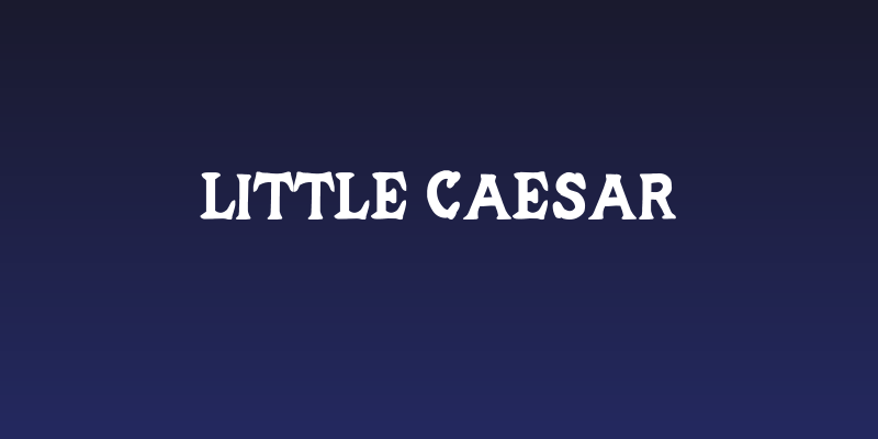 Little Caesar Social Header