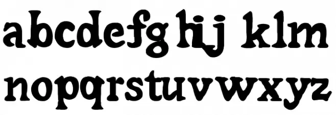Little Caesar Font LOWERCASE