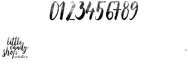 Little Candy Shop Font OTHER CHARS
