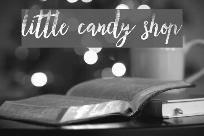 Little Candy Shop Font examples