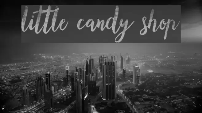 Little Candy Shop Font examples