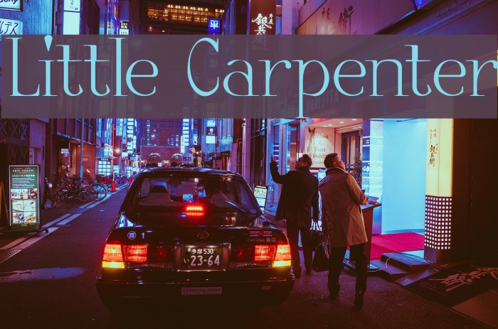 Little Carpenter Font examples