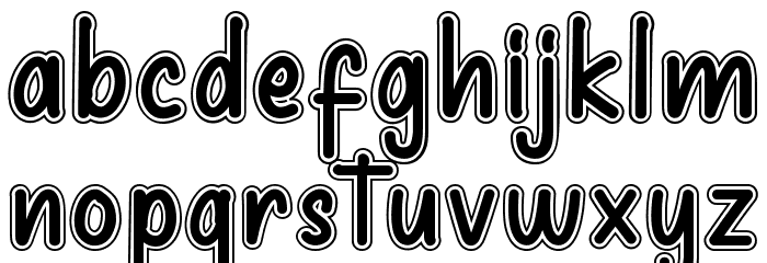 Little Cartoon Demo Font LOWERCASE