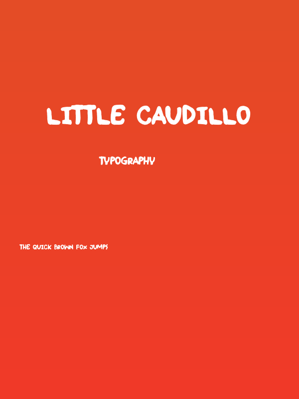 Little Caudillo Poster