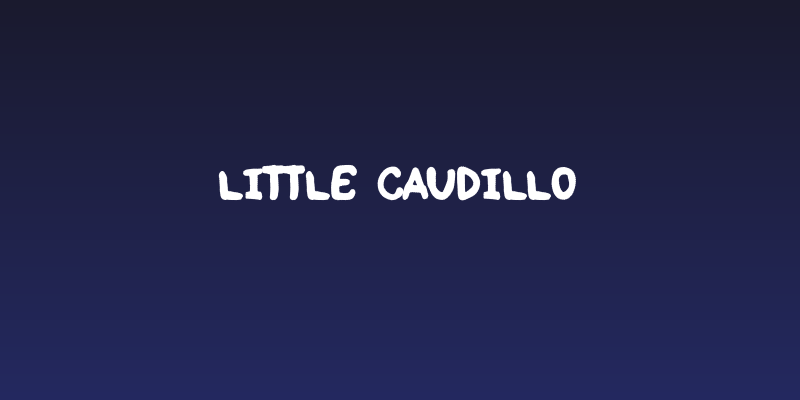 Little Caudillo Social Header