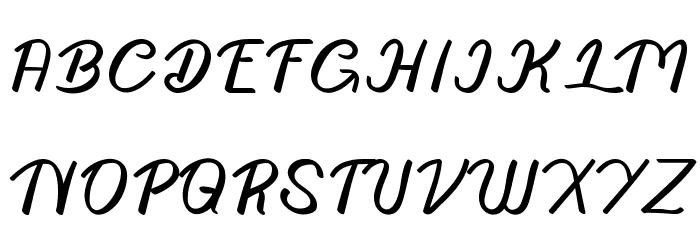 Little Change Demo Font UPPERCASE