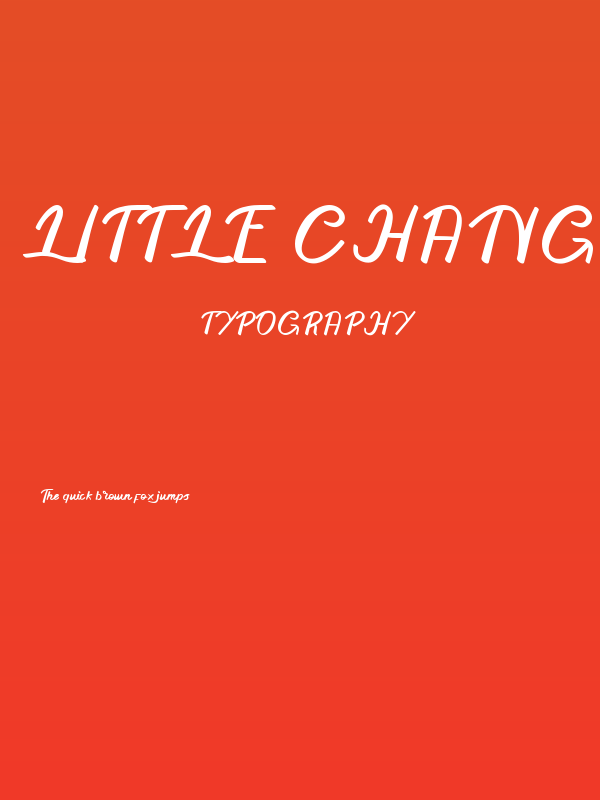 Little Change Demo Poster