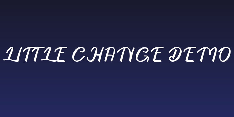 Little Change Demo Social Header