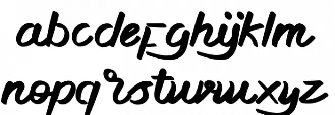 Little Change Demo Schriftart Kleinbuchstaben
