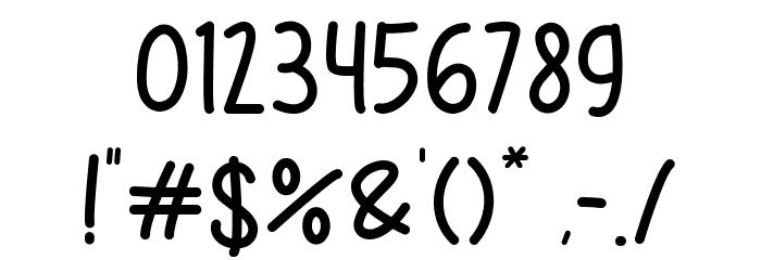 Little Christmas Font OTHER CHARS
