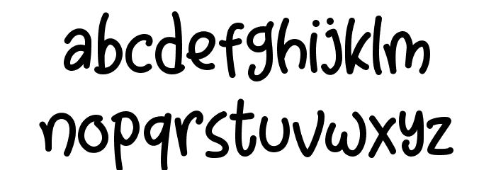 Little Clusters Reg Demo Font LOWERCASE