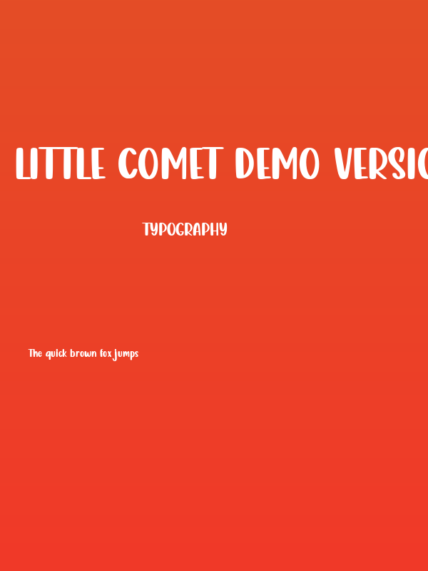 Little Comet Demo Version Poster